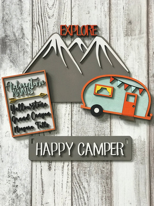Camper Interchangeable Wagon/Crate/Raised Shelf Sitter Insert