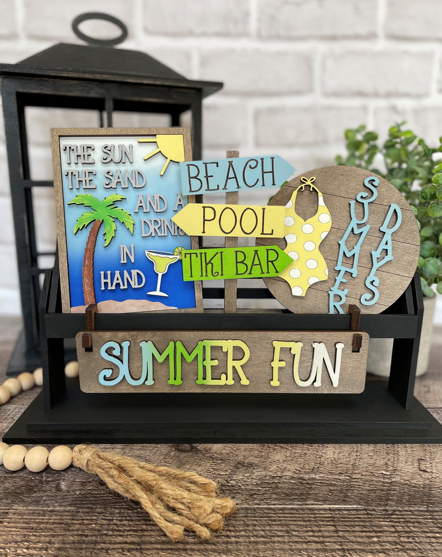 Summer Days Interchangeable Wagon/Crate/Raised Shelf Sitter Insert