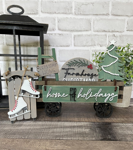 Home for Holidays Interchangeable Wagon/Crate/Raised Shelf Sitter Insert