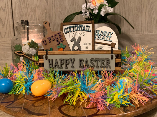 Easter Interchangeable Wagon/Crate/Raised Shelf Sitter Insert