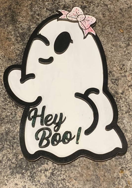 Hey Boo Door Hanger