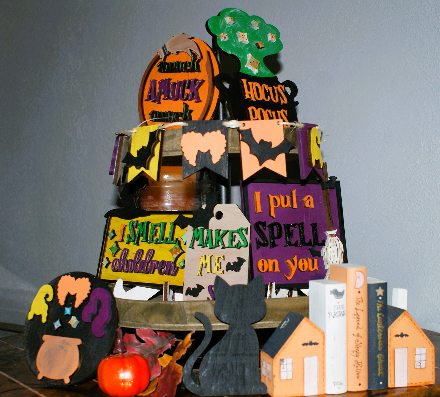 Hocus Pocus DYI Tiered Tray Set