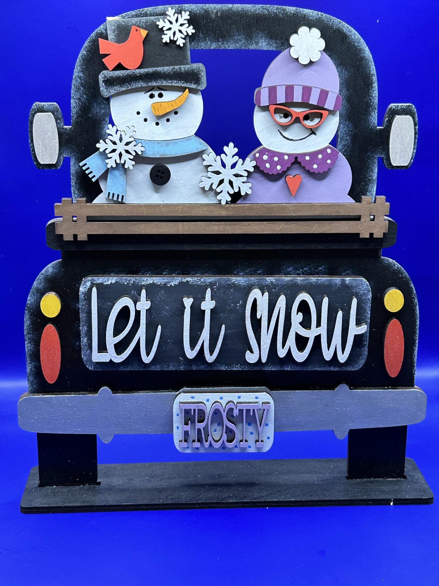 Let It Snow - Interchangeable Farmhouse Truck DIY add on