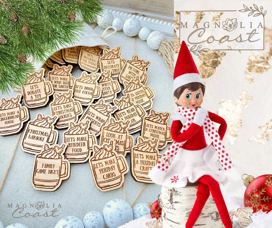 Christmas Activity tokens/Elf on the Shelf Prop